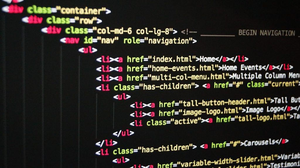 lines of html code